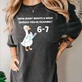 Reading 6-7 Silly Goose Read Books Bookish Bookworm Women's Comfort Colors T-Shirt Pepper Reading 6-7 Silly Goose Read Books Bookish Bookworm Women's Comfort Colors T-Shirt Pepper