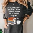 Reading 6-7 Six Seven Meme English Teacher Book Lover Women's Comfort Colors T-Shirt Pepper