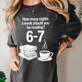Reading 67 Meme English Teacher Book Lover Women's Comfort Colors T-Shirt Pepper