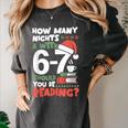 Reading 67 Meme English Teacher Christmas Book Lover Women's Comfort Colors T-Shirt Pepper