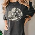 Reading Book Bookish Book Club Bookmarks Are For Quitters Women's Comfort Colors T-Shirt Pepper