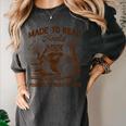 Reading Book Lover Made To Read Books Forces To Read Emails Women's Comfort Colors T-Shirt Pepper