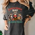 Reading Book Lover Racoon Always Freakin Busy Reading Trash Women's Comfort Colors T-Shirt Pepper Reading Book Lover Racoon Always Freakin Busy Reading Trash Women's Comfort Colors T-Shirt Pepper
