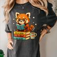 Reading Book Lover Red Panda Read Books Be Kind Stays Weird Women's Comfort Colors T-Shirt Pepper Reading Book Lover Red Panda Read Books Be Kind Stays Weird Women's Comfort Colors T-Shirt Pepper