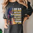 Reading Bookish Dragon Fantasy Women's Comfort Colors T-Shirt Pepper