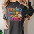 Reading Colors Our World Books Lover Women's Comfort Colors T-Shirt Pepper Reading Colors Our World Books Lover Women's Comfort Colors T-Shirt Pepper