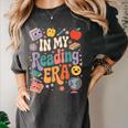 In My Reading Era Books Lovers Men Women Kids Women's Comfort Colors T-Shirt Pepper