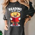 Reading Is My Jam I Love To Read Books Women's Comfort Colors T-Shirt Pepper
