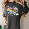 Reading Is The Key To Smart Book Lover Bookworm Reader Women's Comfort Colors T-Shirt Pepper