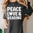 Reading I Love Books And Reading Women's Comfort Colors T-Shirt Pepper