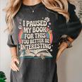 Reading Quote For Bookworm And Librarian Women's Comfort Colors T-Shirt Pepper Reading Quote For Bookworm And Librarian Women's Comfort Colors T-Shirt Pepper