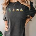Reading Silly Goose Teacher Bookish Librarian Book Lover Women's Comfort Colors T-Shirt Pepper