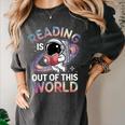Reading Is Out Of This World Space Book Lover Women's Comfort Colors T-Shirt Pepper