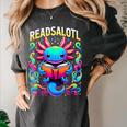 Readsalotl Axolotl Book Lovers Axolotls Women's Comfort Colors T-Shirt Pepper Readsalotl Axolotl Book Lovers Axolotls Women's Comfort Colors T-Shirt Pepper