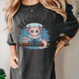 Readsolotl Book Lover Reading Axolotl Kids Reader Women's Comfort Colors T-Shirt Pepper Readsolotl Book Lover Reading Axolotl Kids Reader Women's Comfort Colors T-Shirt Pepper