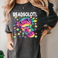 Readsolotl Cute Axolotl Book Lover Reading Women Girls Women's Comfort Colors T-Shirt Pepper Readsolotl Cute Axolotl Book Lover Reading Women Girls Women's Comfort Colors T-Shirt Pepper