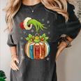 Retro Christmas Ornament Book Christmas Teacher Librarian Women's Comfort Colors T-Shirt Pepper Retro Christmas Ornament Book Christmas Teacher Librarian Women's Comfort Colors T-Shirt Pepper