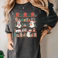 Retro Ghost Reading Book Teacher Librarian Bookish Christmas Women's Comfort Colors T-Shirt Pepper Retro Ghost Reading Book Teacher Librarian Bookish Christmas Women's Comfort Colors T-Shirt Pepper