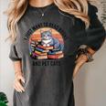 Retro I Just Want To Read Books And Pet Cats Cat Women's Comfort Colors T-Shirt Pepper Retro I Just Want To Read Books And Pet Cats Cat Women's Comfort Colors T-Shirt Pepper