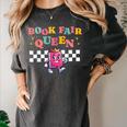 Retro Library Book Fair Queen School Reading Girls Women's Women's Comfort Colors T-Shirt Pepper Retro Library Book Fair Queen School Reading Girls Women's Women's Comfort Colors T-Shirt Pepper