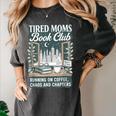 Retro Tired Moms Book Club Bookish Booktrovert Mother's Day Women's Comfort Colors T-Shirt Pepper Retro Tired Moms Book Club Bookish Booktrovert Mother's Day Women's Comfort Colors T-Shirt Pepper