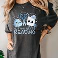 Rock Paper Scissors Nothing Beats Reading Book Lover Women's Comfort Colors T-Shirt Pepper