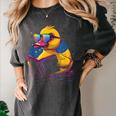 Rubber Duck Rubber Duckie Reading Book Rubber Duckling Women's Comfort Colors T-Shirt Pepper