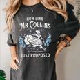 Run Like Mr Collins Just Proposed Books And Running Women's Comfort Colors T-Shirt Pepper Run Like Mr Collins Just Proposed Books And Running Women's Comfort Colors T-Shirt Pepper