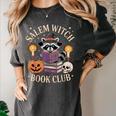 Salem Witch Book Club Bookish Halloween Raccoon Witchcraft Women's Comfort Colors T-Shirt Pepper