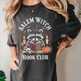 Salem Witch Book Club Raccoon Halloween Women's Comfort Colors T-Shirt Pepper Salem Witch Book Club Raccoon Halloween Women's Comfort Colors T-Shirt Pepper