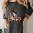 Salem Witch Book Club Raccoon Reading Women's Comfort Colors T-Shirt Pepper Salem Witch Book Club Raccoon Reading Women's Comfort Colors T-Shirt Pepper