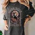 Salem Witch Book Club All Witches Welcome Spooky Halloween Women's Comfort Colors T-Shirt Pepper