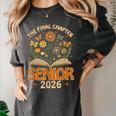 Senior 2026 Final Chapter Retro Book Lover Last First Day Women's Comfort Colors T-Shirt Pepper Senior 2026 Final Chapter Retro Book Lover Last First Day Women's Comfort Colors T-Shirt Pepper