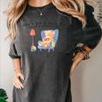 She's Got A Book For Every Situation Women's Comfort Colors T-Shirt Pepper