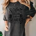 Sleepy Hollow Dead And Breakfast Please Book Ahead Women's Comfort Colors T-Shirt Pepper