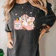 Smells Like Cowboy Romance Book Lover Women's Comfort Colors T-Shirt Pepper