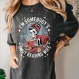 Smut Book Reader Romance Novel Somebody's Smut Reading Wife Women's Comfort Colors T-Shirt Pepper