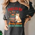 Smut Reader Cat Lover Fueled By Smutty Books & Cat Snuggles For Men Women Women's Comfort Colors T-Shirt Pepper