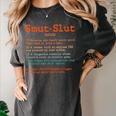 Smut Slut Sayings Definition Sarcastic Book Lover Women's Comfort Colors T-Shirt Pepper