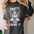 Smutty And Loving It Dark Fantasy Spicy Book Lover Women's Comfort Colors T-Shirt Pepper Smutty And Loving It Dark Fantasy Spicy Book Lover Women's Comfort Colors T-Shirt Pepper