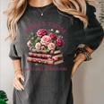Spicy Books Spread Those Pages Like A Good Girl Dark Romance Women's Comfort Colors T-Shirt Pepper