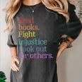 Stop Book Banning Pro Library Women's Comfort Colors T-Shirt Pepper
