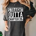 Straight Outta Chapter 39 Cute Book Lover Reader Women's Comfort Colors T-Shirt Pepper