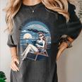 My Summer Is Fully Booked Fun Girls Summer Book Lovers Women's Comfort Colors T-Shirt Pepper