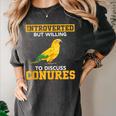 Sun Conure Introvert Parrot Bird Sun Conure Women's Comfort Colors T-Shirt Pepper Sun Conure Introvert Parrot Bird Sun Conure Women's Comfort Colors T-Shirt Pepper