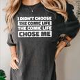 Superheroes Art Graphic Novels Comic Books Women's Comfort Colors T-Shirt Pepper
