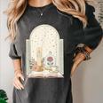 Tale As Old As Time Rose Candle And Book Women's Comfort Colors T-Shirt Pepper Tale As Old As Time Rose Candle And Book Women's Comfort Colors T-Shirt Pepper