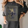 The Three Musketeers Book Cover Women's Comfort Colors T-Shirt Pepper The Three Musketeers Book Cover Women's Comfort Colors T-Shirt Pepper