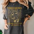 Tired Mom Club Bookish Things Booktrovert Book Lover Women's Comfort Colors T-Shirt Pepper