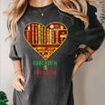 History Education Is Freedom Books Black History Heart Women's Comfort Colors T-Shirt Pepper